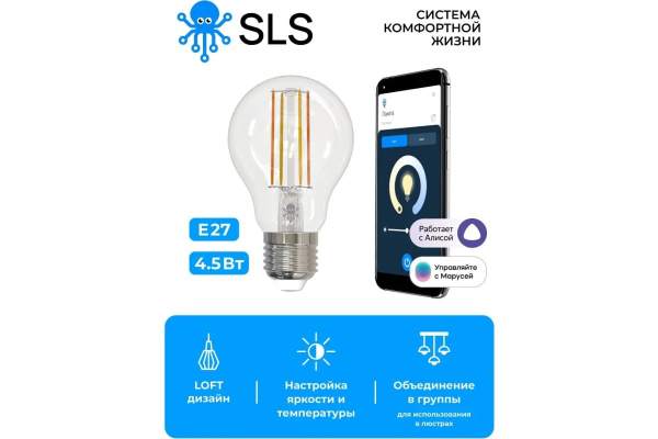 Купить SLS Лампа LED-09 LOFT E27 WiFi white-1.jpg